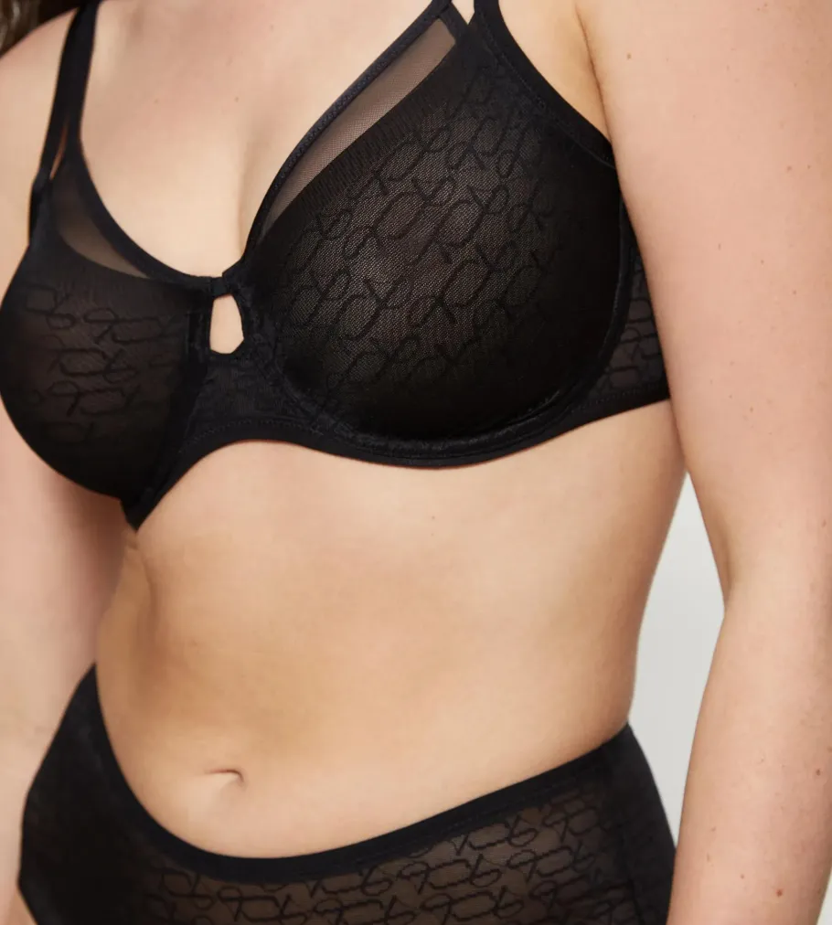 Minimizer Bras|Fuller Cups>Triumph SIGNATURE SHEER Black