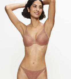 Fuller Cups|Underwired Bras>Triumph SIGNATURE SHEER Toastedalmond