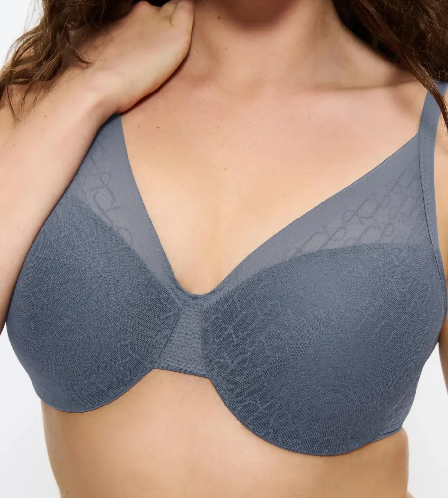 Fuller Cups|Underwired Bras>Triumph SIGNATURE SHEER CloudyBlue