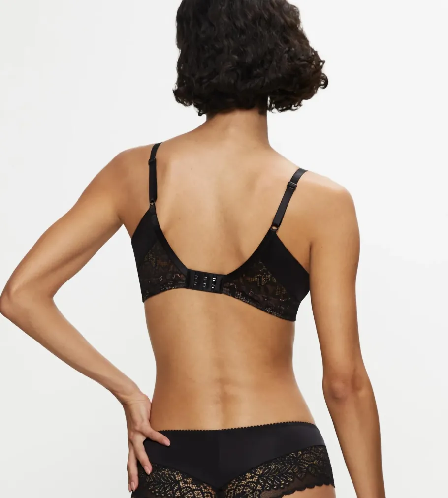 Fuller Cups|Underwired Bras>Triumph VIVID SPOTLIGHT Black