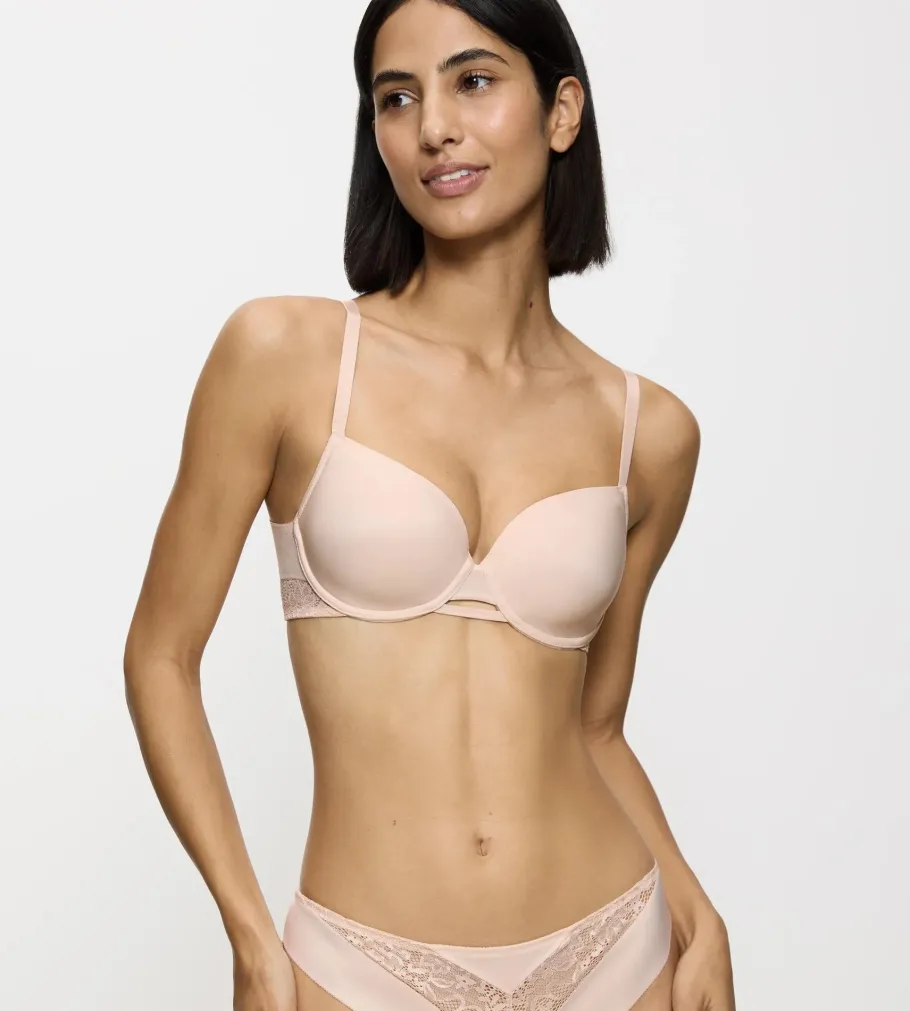 Fuller Cups|Underwired Bras>Triumph VIVID SPOTLIGHT CameoBeige