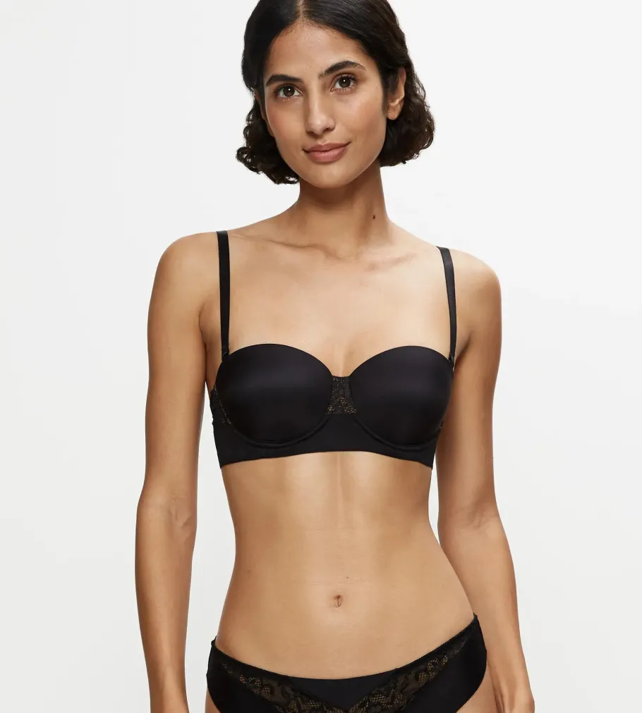 Fuller Cups|Underwired Bras>Triumph VIVID SPOTLIGHT Black