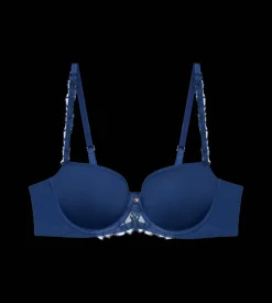 Fuller Cups|Underwired Bras>Triumph WILD AZALEA FLORALE DeepWater