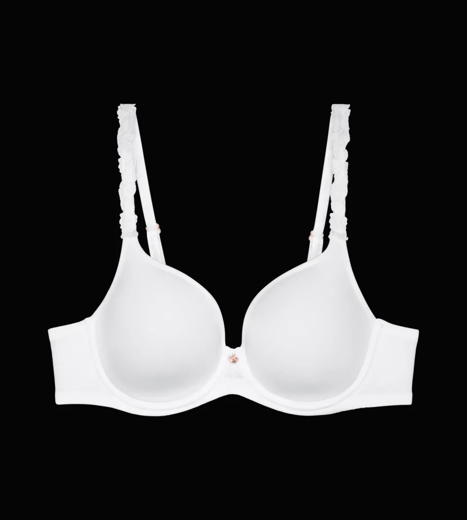 Fuller Cups|Underwired Bras>Triumph WILD AZALEA FLORALE White