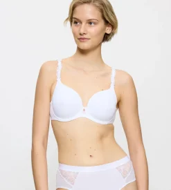Fuller Cups|Underwired Bras>Triumph WILD AZALEA FLORALE White