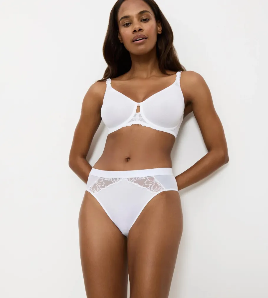Minimizer Bras|Fuller Cups>Triumph WILD AZALEA FLORALE White