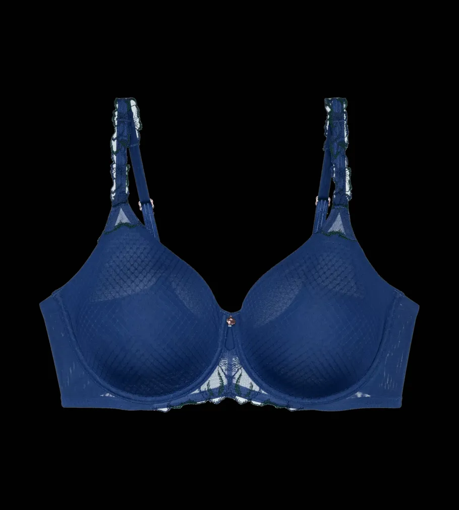 Minimizer Bras|Fuller Cups>Triumph WILD AZALEA FLORALE DeepWater