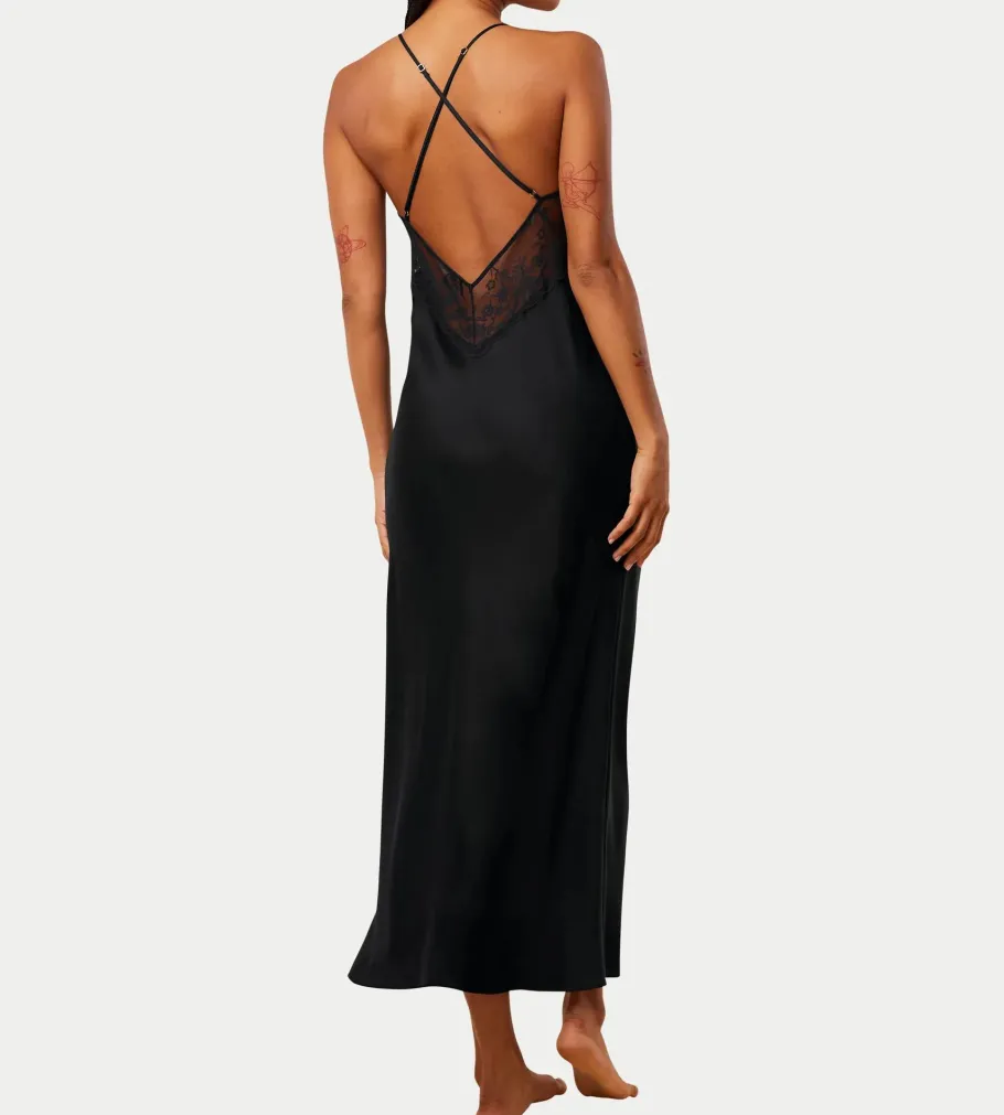 Nightdresses|Camisoles, Vests, Tops>Triumph WILD AZALEA FLORALE Black