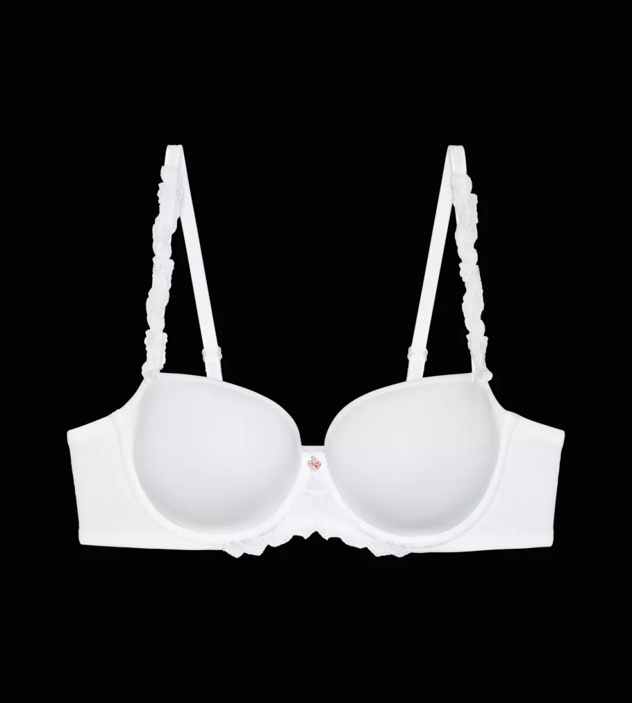 Fuller Cups|Underwired Bras>Triumph WILD AZALEA FLORALE White