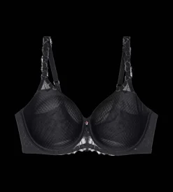 Minimizer Bras|Fuller Cups>Triumph WILD AZALEA FLORALE Black