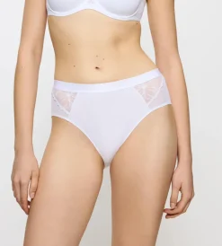 High Waisted>Triumph WILD AZALEA FLORALE White