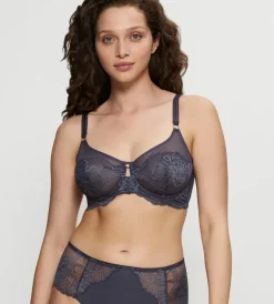 Minimizer Bras|Fuller Cups>Triumph WILD PEONY FLORALE PebbleGrey