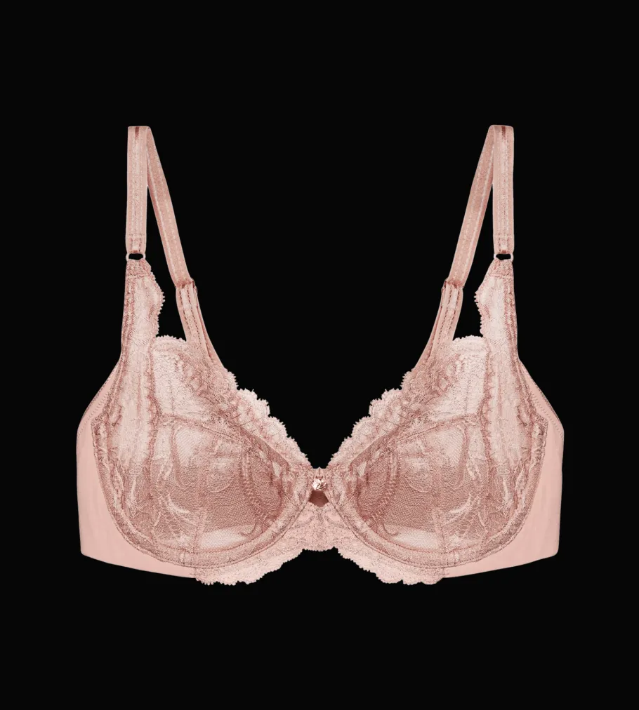 Fuller Cups|Underwired Bras>Triumph WILD PEONY FLORALE PinkPearl
