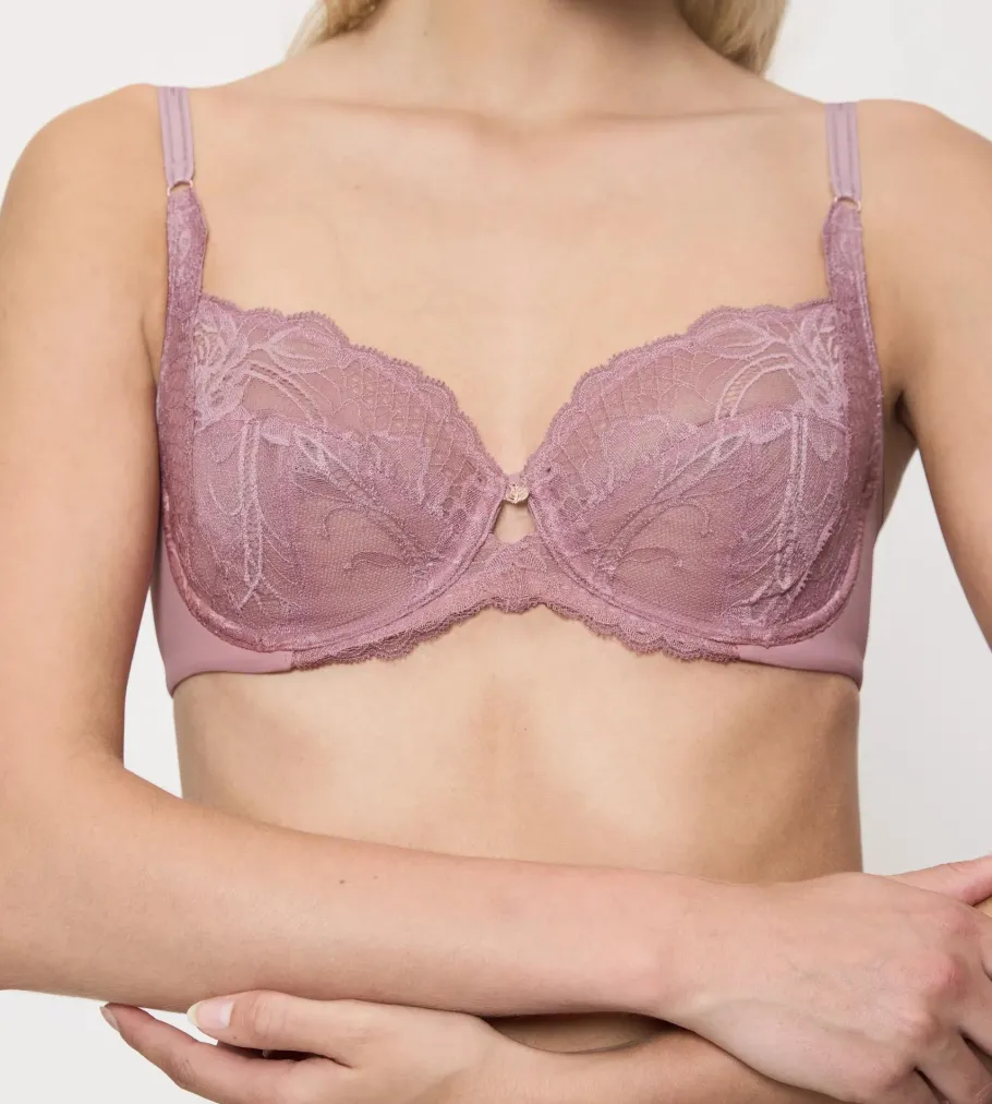 Fuller Cups|Underwired Bras>Triumph WILD PEONY FLORALE Rosebloom