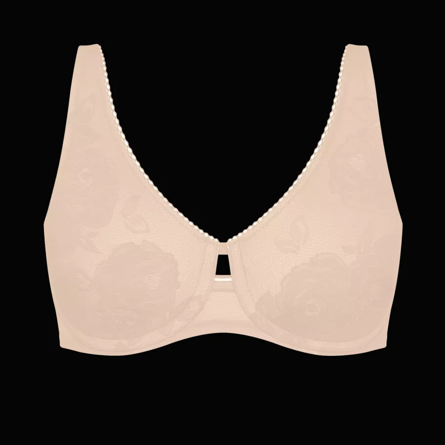 Minimizer Bras|Fuller Cups>Triumph WILD ROSE SENSATION NudeBeige