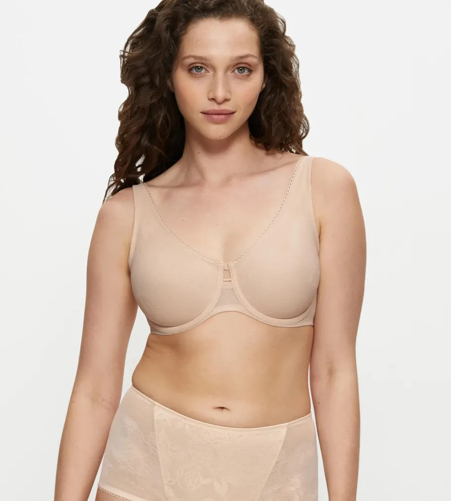 Minimizer Bras|Fuller Cups>Triumph WILD ROSE SENSATION NudeBeige
