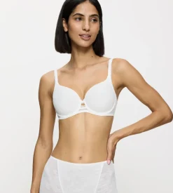 Fuller Cups|Underwired Bras>Triumph WILD ROSE SENSATION SilkWhite