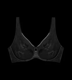 Minimizer Bras|Fuller Cups>Triumph WILD ROSE SENSATION Black